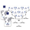 Nordés Gin 2 Bottiglie 70cl + 6 Bicchieri Nordes A Coppa